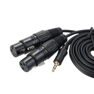 IH471 캐논 XLR x2 to 3.5mm 스테레오 Y 케이블 1.5m