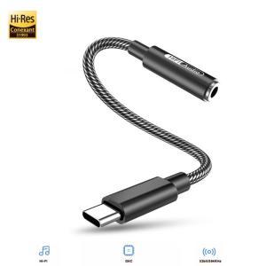 하이파이 DAC 이어폰 앰프, USB C타입 3.5mm 헤드폰 잭 오디오 어댑터, 디지털 디코더, 아이폰 15 시리즈