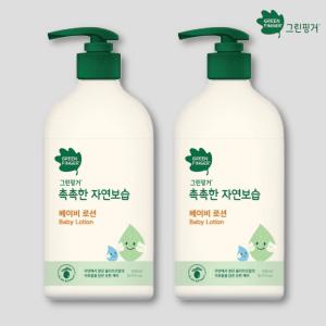 그린핑거 촉촉한 자연보습 베이비 로션 2개, 500ml