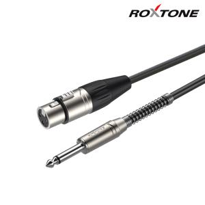 록스톤 SMXJ210L10 55모노-XLR암 10M 마이크 케이블 마이크선 오디오케이블 ROXTONE 55잭 XLR짹 젠더