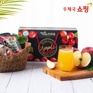 [우체국쇼핑][무주반디품은마을] 반딧불사과 100% 사과즙 110mlX30포 (HACCP인증)