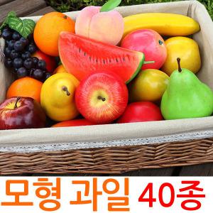 모형과일 모조과일 40종 인테리어 장식 소품 촬영용