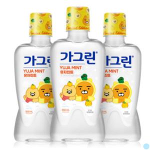 동아제약 가그린 유자민트향 구강청결제 550ml X 3개