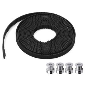 3D프린터 풀리 타이밍 벨트 세트 2GT 6mm 정밀 pulley