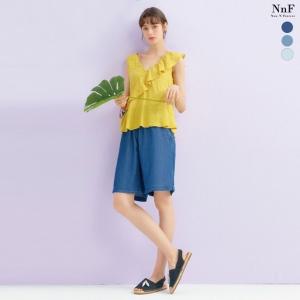 NNF 썸머 리오셀 데님 쇼츠 팬츠 3종 SET