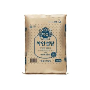 백설 하얀설탕 15kg 1개