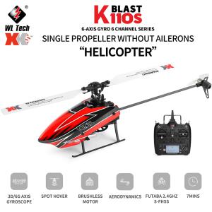 WLtoys XK K110 업그레이드 K110S 라디오 컨트롤러 드론 2.4G 6CH 3D 6G 시스템 브러시리스 모터 RC 쿼드콥