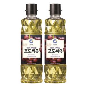 청정원 포도씨유, 900ml, 2개