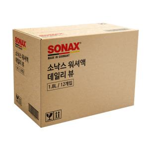 (코스트코 직배송) 소낙스 데일리뷰워셔액 1.8L 12개Sonax Daily View Washer 1.8L 12-count