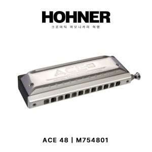 [보리보리/진성뮤직]호너 하모니카 크로매틱 M754801 HOHNER ACE 48 ace48 12홀 C키