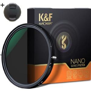 KnF 55mm NANO-X 가변 ND2-32 + CPL 2in1 필터 _ X 크로스 방지 (캡포함) Japan 8K AGC Glass ND2-ND32 + CPL Fader 2-in-1 Filter Combo + Front Cap