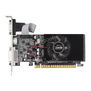 GT610 2GB DDR3 128 그래픽 카드 HDMI 호환 VGA DVI 포트 사무실 홈 엔터테인먼트 조명 게임용 냉각