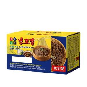 우불식당 냉모밀 211.6g x 10 간편한 맛있는 식사 혼밥 야식 간식 캠핑