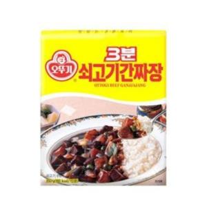 오뚜기 3분 쇠고기 간짜장 200G 48개