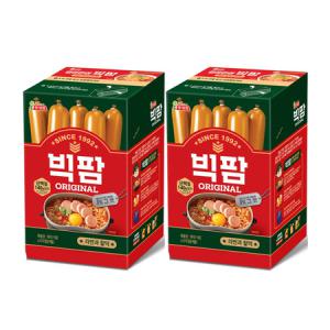 롯데 빅팜1200g(60gX20개입) 2곽 기획 키스틱 간식 소시지 어린이 주전부리 맥주안주