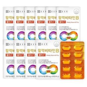 종근당 활력 비타민B 플러스 800mg 60정 10박스 20개월분