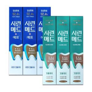 [부광]시린메드 치약 100g x 6개/에프, 검케어 치약