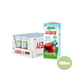 남양 사과야 190ml 24팩 1box/팩주스/무료배송