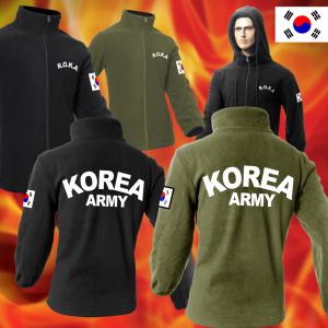 어택존 로카 후리스 빅 사이즈 3XL 4XL 모음 자켓 군인 군용 폴라 폴리스 남자 남성 집업 코리아 아미