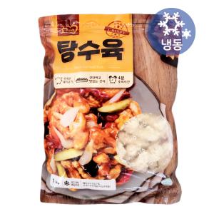 굿프랜즈 탕수육 1kg/냉동 국산 돼지고기 HACCP 제품 대용량 식자재 급식 간식 반찬 안주