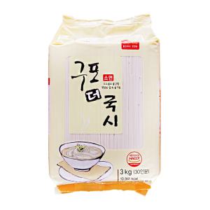 새한식품 구포 더 국시 소면 3kg 1개 국수