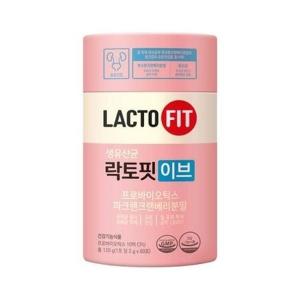 종근당건강 락토핏 생유산균 이브 질 유래 유산균 120g 1통 총 60포