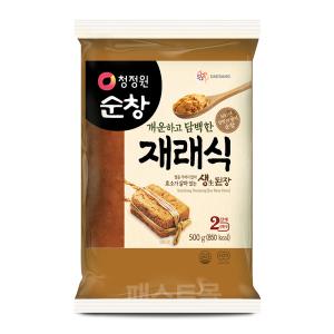 청정원 순창 재래식 생된장 500g 비닐