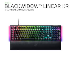 레이저코리아 블랙위도우 V4 리니어 한글 BlackWidow V4 Linear KR 게이밍 키보드