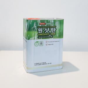 삼화페인트 원샷탄 1액형 중도 4KG 옥상방수 우레탄페인트 중도