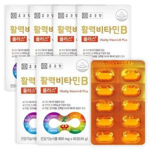 종근당 활력 비타민B 플러스 800mg 60정 6박스 12개월분