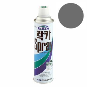 일신 락카 스프레이 뿌리는 페인트 중회색 420ml