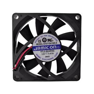 JAMICON KF0715H1SR-R 쿨러 선풍기 12V 0.41A 2 선 7cm 7015 냉각 선풍기 70x70x15mm