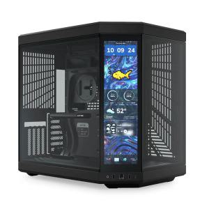 :HYTE Y70 Touch Infinite 서린 컴퓨터 PC 케이스 (피치 블랙)