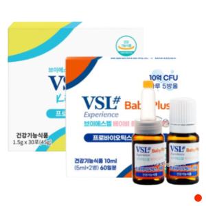 VSL3 생유산균 키즈 크림향 30포 + 베이비플러스 10ml