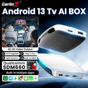 카링킷 Carlinkit UHD 안드로이드 13 TV SM6225 퀄컴 8 코어 자동 카플레이 무선 어댑터 넷플릭스