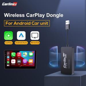 카링킷 Carlinkit 무선 카플레이 및 안드로이드 자동 자동차 내비게이션 USB 미러 스포티파이 웨이즈