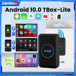 카링킷 CarlinKit OEM 유선 CarPlay 및 Android 자동 자동차 지원을 위한 TV Box Lite 무선 어댑터