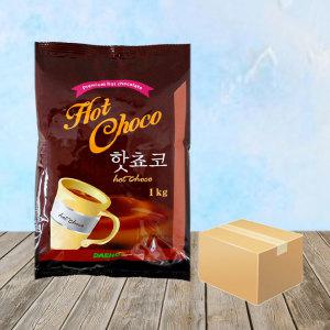 대호 핫초코 1kg x 12봉 카카오분말 코코아 초코 가루