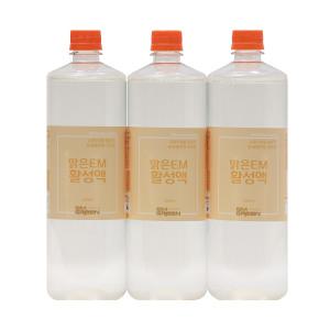 맑은EM활성액 1000ml 3병 세트