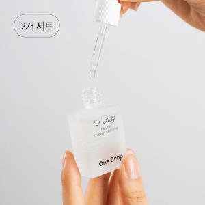 (2개)원드롭레이디 기능성 Y존 테라피 향수 올리브영 이너퍼퓸 9.5ml 생리냄새 질건조 탈취 생리완화 턱뾰루지 질탄력