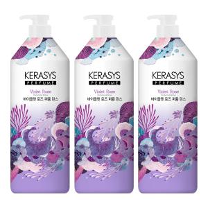 케라시스 퍼퓸 바이올렛 로즈 린스, 1L, 3개