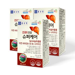 종근당 간건강 슈퍼케어 600mg 30정 3개 / 3개월분  밀크씨슬 실리마린 비타민