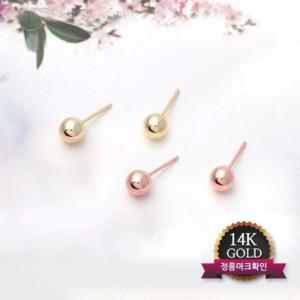 금귀걸이 볼귀걸이(14K 골드 정품 귀걸이)14K Gold 라