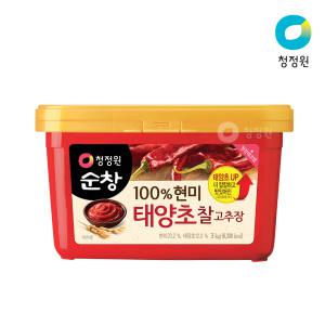 청정원 순창 태양초 현미 찰고추장 3kg