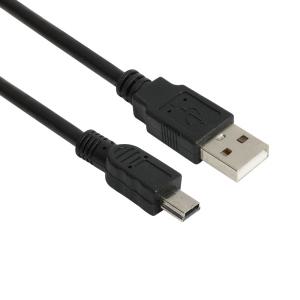 USB mini 5핀 케이블 1M 미니 디카 외장하드 하이패스 블랙박스 톡톡펜 명꼬펜 충전 연결 선 외장하드