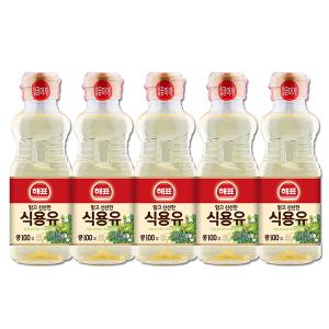 사조 해표 식용유 콩기름 250ml 5개