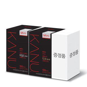 [동서]카누미니 아메리카노 100T+판촉물(랜덤발송; 텀블러 등) (마일드/다크 택1)