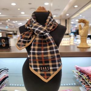 [DAKS] 남여 기본체크 면대손수건 DGR1301