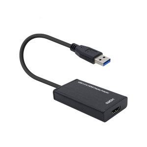 USB3.0 to HDMI 외장그래픽카드 노트북 PC 듀얼 변환기 확장 모니터 듀얼 아답터 컨버터 젠더