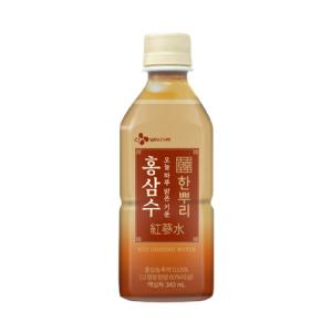 [무배] CJ 한뿌리 홍삼수 340ml x 20페트